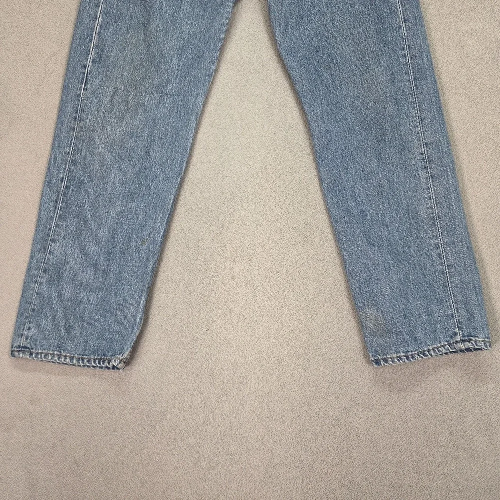VTG Levis 501 Jeans Mens 36x30‎ Blue Made USA Button 90s Faint Stains Fits 31x29